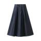 Denim skirt for women in autumn and winter new long skirt pocket high waist slim A-line skirt mid-length skirt 1939 customized
