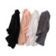 Korean version of spring and summer medium-length versatile chiffon small suit jacket for women's thin loose slim white suit large-size sun protection jacket