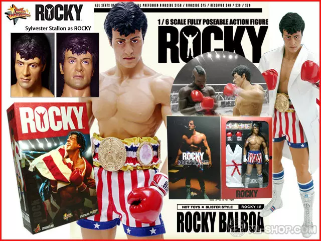 Hot Toys 史泰龙洛基rocky 洛奇拳王12寸可动人偶ht