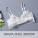 French silk non-wired padded bra 100% mulberry silk sexy lace spring and summer thin tube top bra