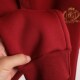 Winter embroidered sherpa plus velvet thickened casual pants for women cotton pants pencil pants loose sports pants small feet pants for women