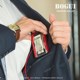 American BOGUI CLIK minimalist creative men's metal wallet credit card anti-theft card bag banknote clip wallet