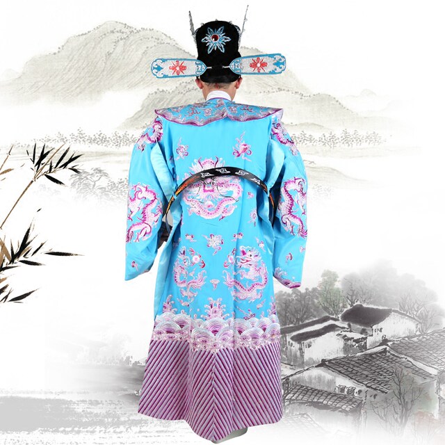 Opera drama costume python robe male python niche old student robe ...
