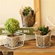 Nordic Japanese style iron path storage basket bathroom storage box kitchen fruit sundry storage basket gardening storage basket