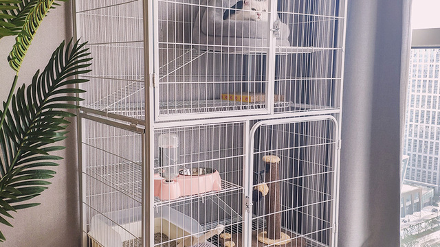 猫笼子 猫别墅家用室内大号二三层猫舍