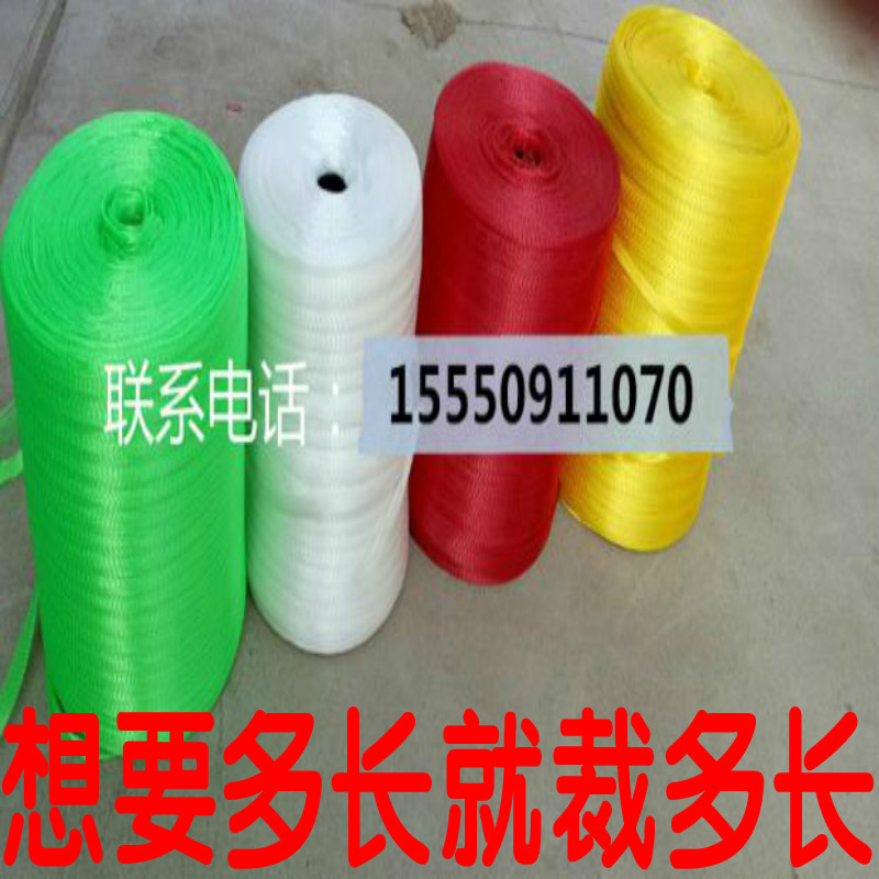 Egg net pocket manufacturer wholesale walnut chestnut net bag fruit woven nylon plastic white net rope calculated by rice
