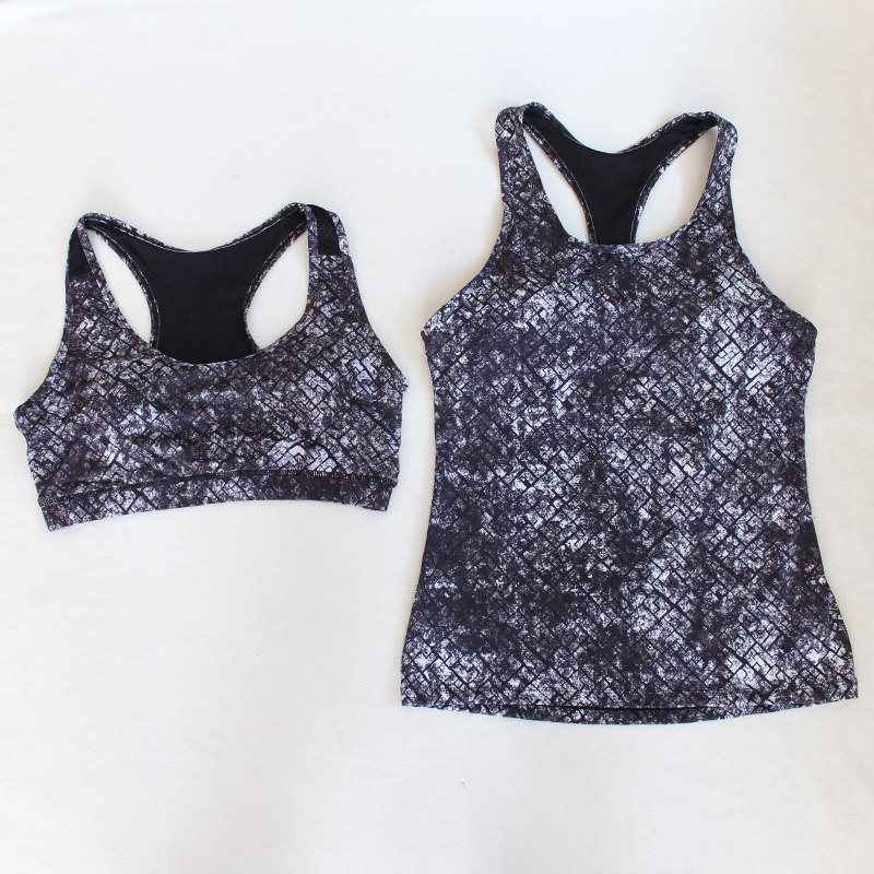 Small discount womens sports vest with chest pad running shock-proof fitness yoga top bra quick dry breathable