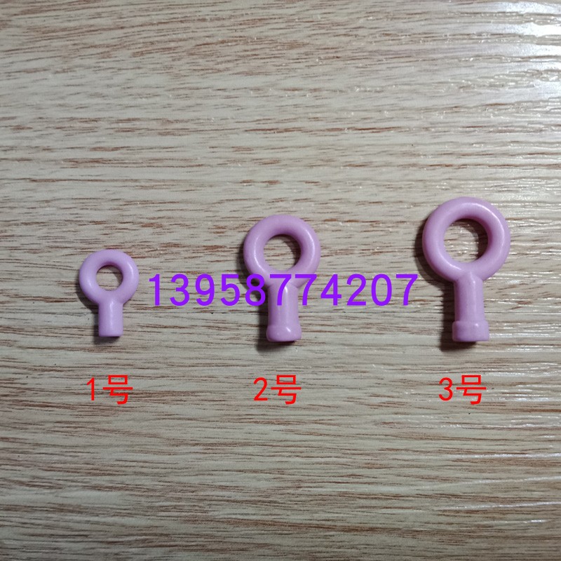 Porcelain eye over coil ceramic pig tail ring over coil hanging ring porcelain eye with handle inner hole 4MM 8MM
