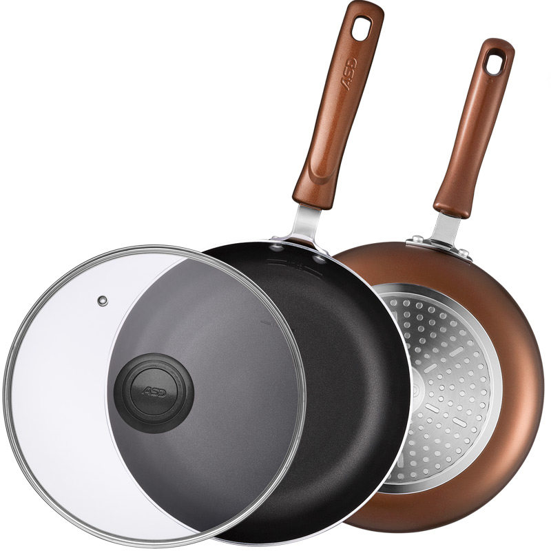 Pan pan non-stick pot domestic gas stove fried steak pancake pan stir-fry JL28A1J