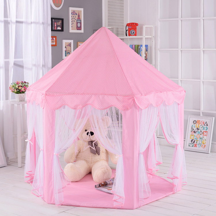 Export Korea Hex Princess House children indoor and outdoor tent game house big house oversized princess toy castle