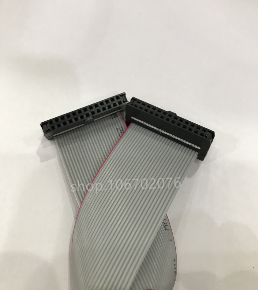 Pitch 2.0mm FC-26P double-header 26pin needle JTAG cable AVR download line IDC gray line