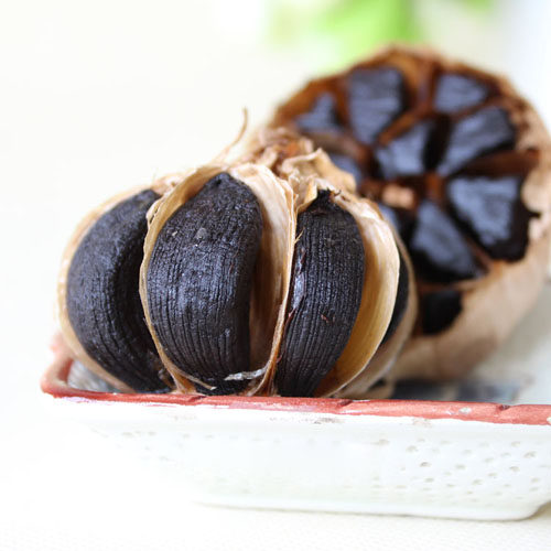 Shandong black garlic 120 days fermented multi-clove black garlic speciality black garlic black garlic 500g bag