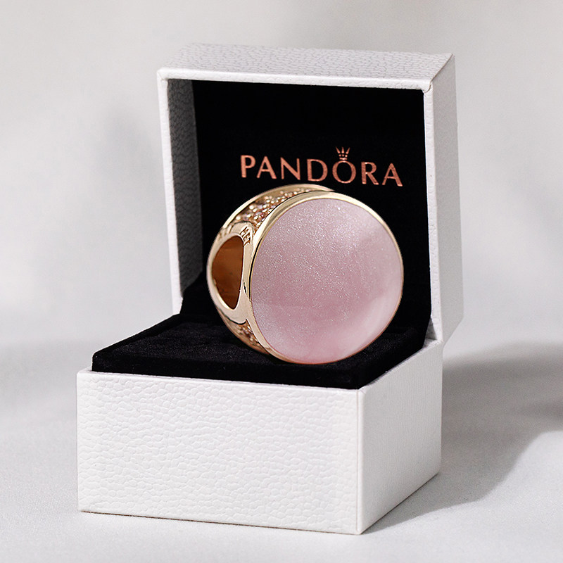 Pandora Pandora official website rose gold pink vortex string 789306C01 gift