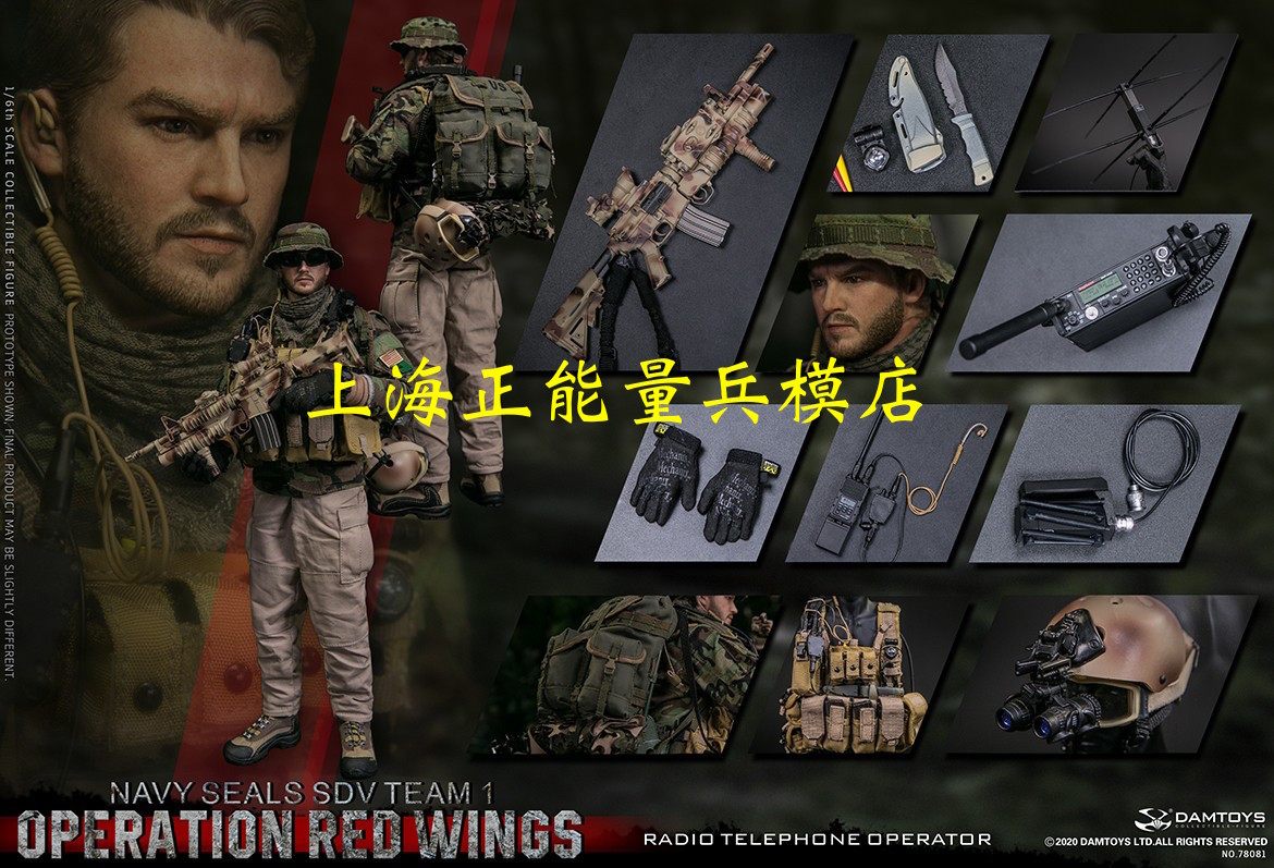 DAMTOYS DAM 1:6 Ratio 78081 Red Wings Action Seal Radio Operator Order