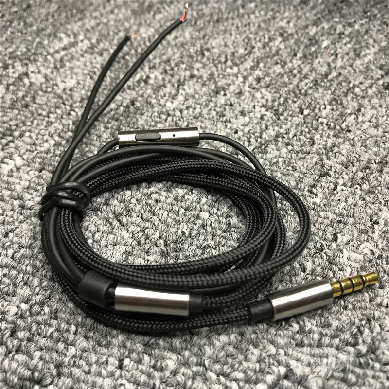 DIY good wire high-end wire nylon rope with wheat call K3 original wire high-end headphone cord