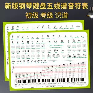 钢琴五线谱音符表 Top 100件钢琴五线谱音符表 23年1月更新 Taobao