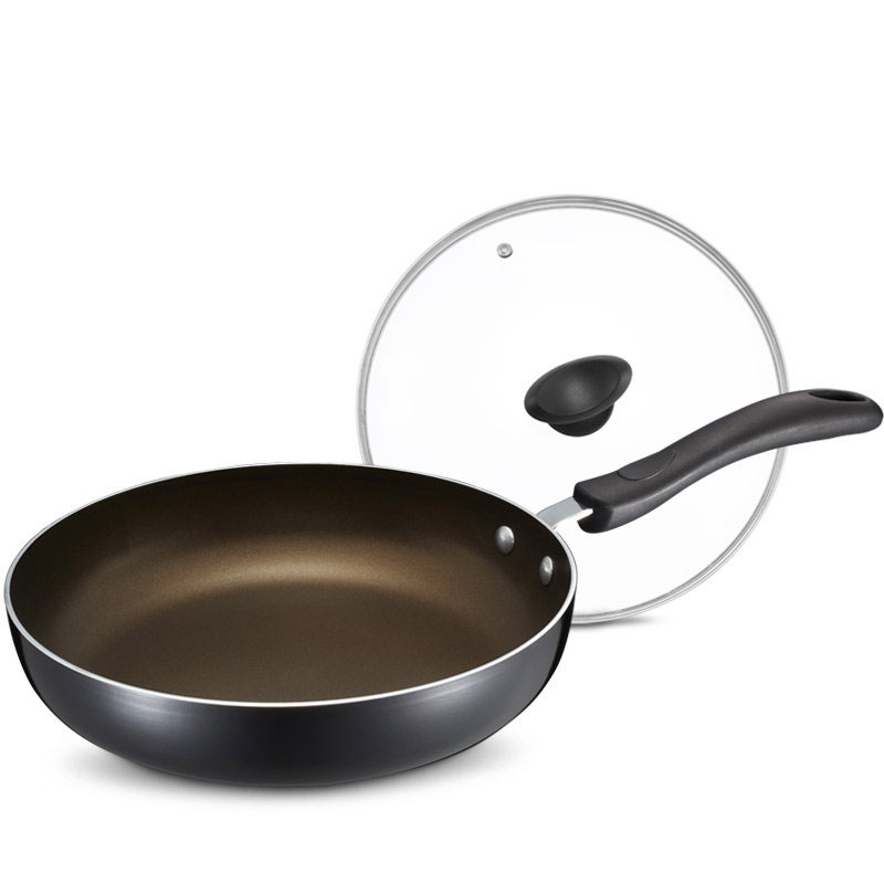 Pan non-stick pot gas stove suitable for frying pan household 26cm steak pancake pan does not touch V8128