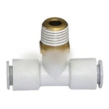 CKT pneumatic quick connector KQ2T08-01S 02S KQ2T8-03S 04S external screw T-type t-way SMC type