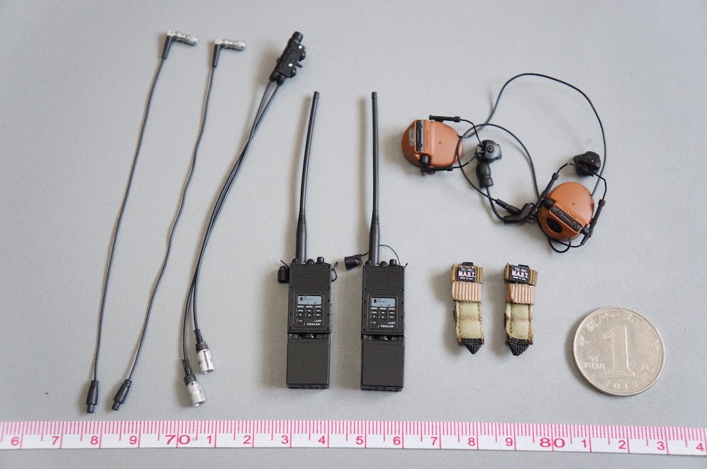 DAMTOYS DAM 1:6 Ratio 78065 U.S. Seal NSWDG radio headset model complete