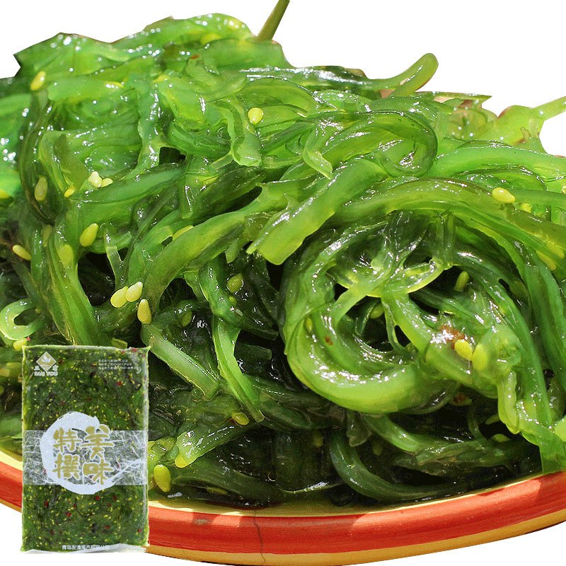 Qingdao specialty seaweed salad crony dish ready-to-eat sushi cuisine seagrass seafood seafood cold dishes two pounds
