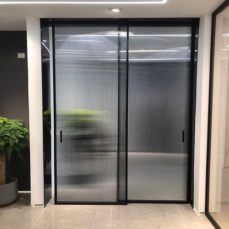 极窄边吊轨门卫生间门窄框推拉门烤漆铝合金阳台厨房门双轨吊趟门