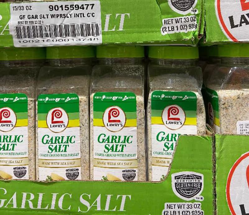C1359089 LAWRYS SALT GARLIC GARLIC FLAVORED SALT FLAVORED SALT 935 GRAMS