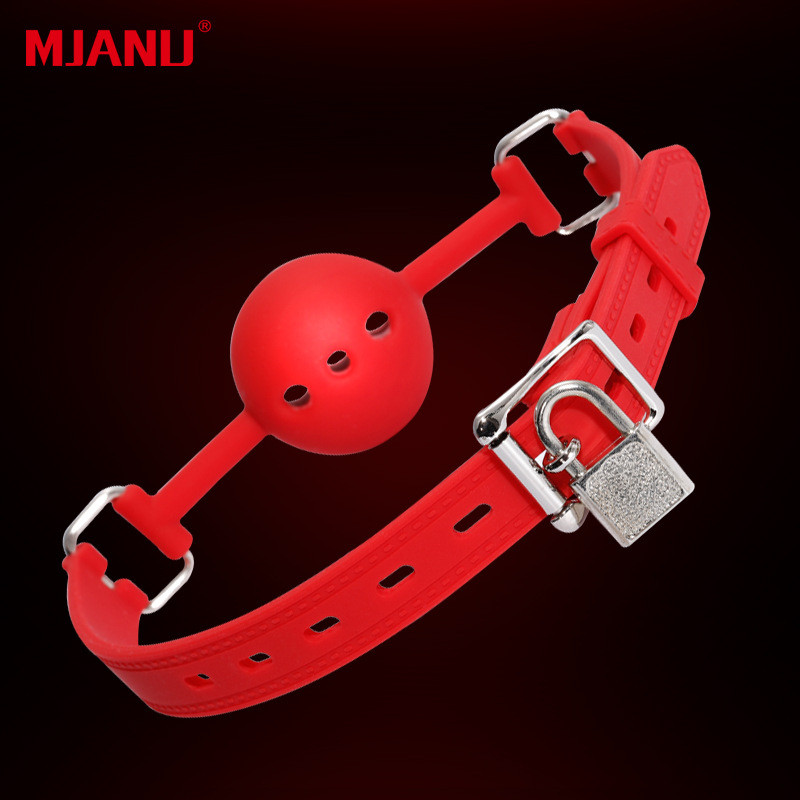 sm alternative adult supplies K9 to teach silicone mouth ball female slave torture with interesting mouth plug ball blocking toys with locks