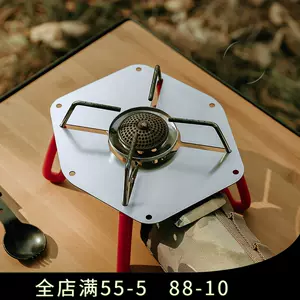 戶外露營soto St310蜘蛛爐頭專用隔熱板st 310遮熱板超輕不鏽鋼板