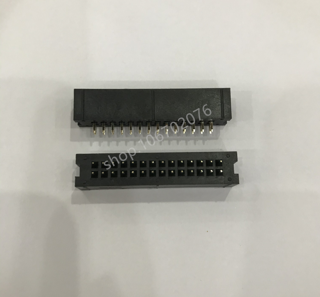 2.54mm pitch-36P simple horn socket DC3-2X18P 36P gold-plated eco-friendly in-line 36 feet