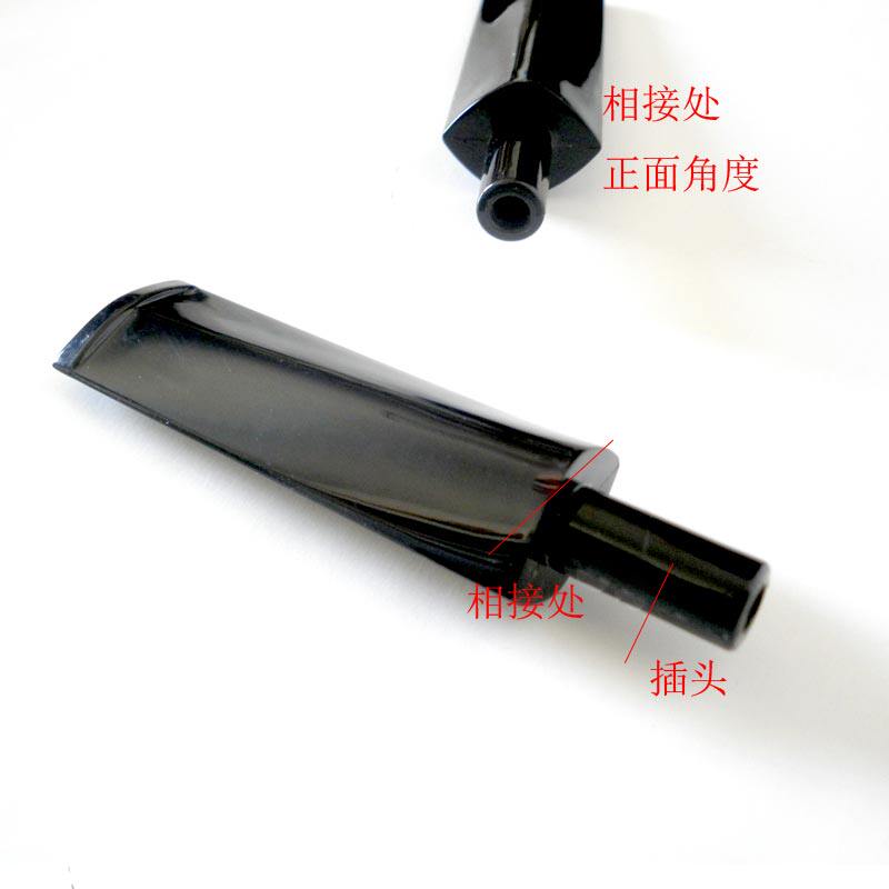 Diy creative import heather wood hand-made pipe accessories Akerli cigarette butt oval diamond 3MM filter core 7MM