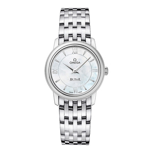 直邮omega 欧米茄碟飞系列贝母表盘石英女表424.10.27.60.05.001