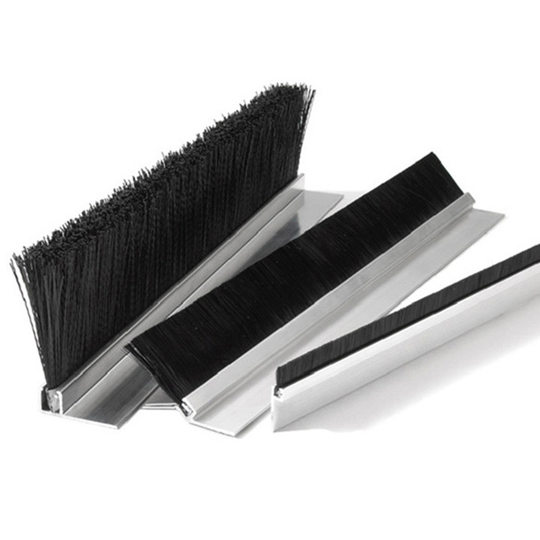 Cabinet Industrial Door Dustproof Strip Brush Dust Removal Nylon Wire Strip Brush Shield Door Escalator Strip Brush