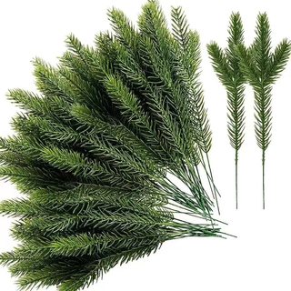 Cross-border supply artificial plant three-Fork Pine needle artificial green plant artificial flower artificial plant Christmas accessories decorative flower arrangement