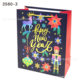 Cross Border 25 Years New Christmas Gift Bag Christmas Eve Handbag Candy Packaging Creative White Card Kraft Paper Packaging