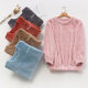Fairy warm pants jacket put on female autumn and winter coral velvet warm loose loose large size pajamas
