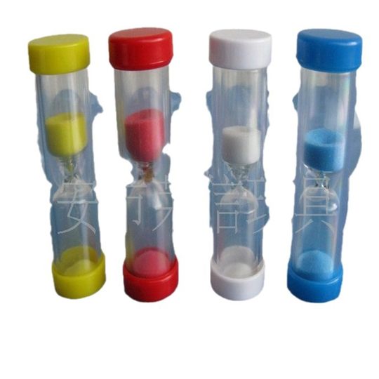 厂家供应2分钟沙漏塑胶经典塑胶沙漏玻璃计时卡片套装沙漏