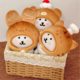 Burnt Bread Series 10cm Cotton Doll Headgear Self-Deprecating Bear Labubu Baby Clothes Plush Doll Doll Accessories