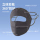 Ice Silk Sunscreen Mask Full Face Summer Face Mask Artifact Anti-Uv Sunshade Brim Driving Face Mask Mask for Women