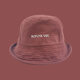 Trendy Brand Letter Fisherman Hat Women's Plain-made Artifact to Show Face Korean Version All-match Casual Fashion Sunshade Hat Men's Basin Hat