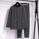 130-380Jin [Jin is equal to 0.5kg] Fat woman's extra large size women's 2025 spring and autumn new pajamas can be worn outside, long-sleeved and trousers two-piece set