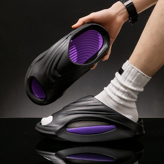 亚束户外新款破茧运动拖鞋高弹减震夏季外穿厚底篮球潮流凉拖