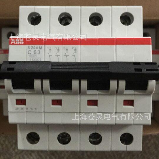 Abb Miniature Circuit Breaker S201M-C10-C16 S203M-C25 S204M-C32-C50 S204M-C63