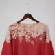 European and American large size women's clothing, women's ugly Christmas sweater animal pattern, snowflake 3D snowman pullover mink knitted sweater
