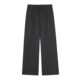 Korean-style waist straight-leg glitter woolen wide-leg pants for winter fat mm plus size women's clothing to cover the flesh and look slimming straight-leg pants