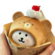 Burnt Bread Series 10cm Cotton Doll Headgear Self-Deprecating Bear Labubu Baby Clothes Plush Doll Doll Accessories