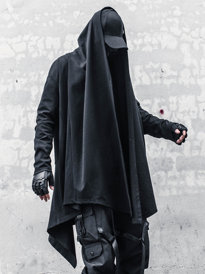 Tagkita Gothic Cloak - Medium Length Wizard Cardigan