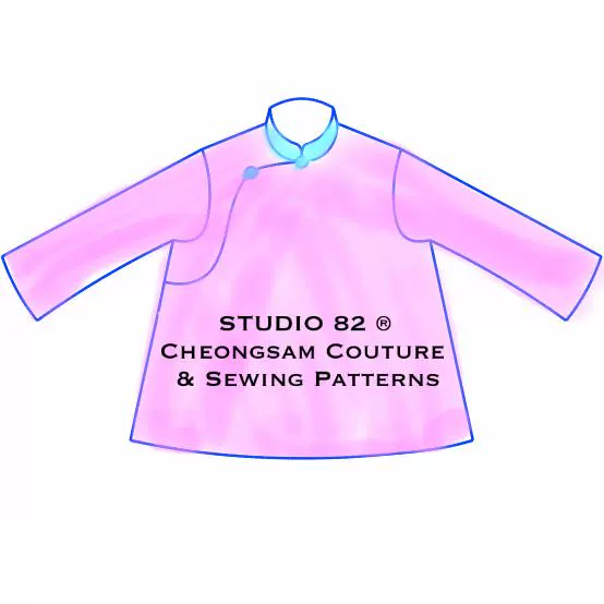 Áo Dài Sewing Pattern in PDF Format / STUDIO82 