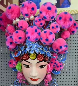 唐人坊娃娃絹人人偶手外事禮品擺件北京娟人京劇楊貴妃醉酒人偶