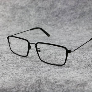
Ultra-light metal square frame retro fashion glasses frame for men, full frame business glasses, myopia glasses frame for women, fashionable people