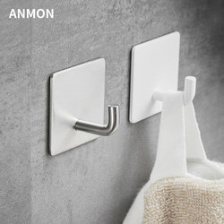 304 stainless steel hook, punch-free adhesive, strong load-bearing kitchen wall, traceless nail-free hook, heavy object artifact